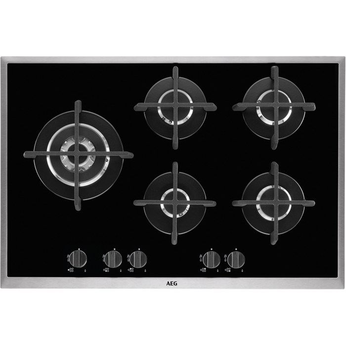 kookplaat 77 cm aeg hg795550xb gas op glas kookplaat met wok 77 cm 5 kookplaat 77 cm aeg hg795550xb gas op glas kookplaat met wok 77 cm 5