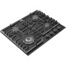 Wiggo WH-G634GL(B) propaan/butaan gas-op-glas kookplaat (60 cm)